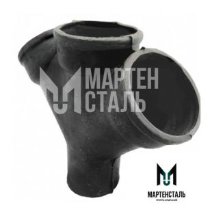 Крестовина чугунная косая 92х80х120 мм СЧ35 ГОСТ 6942-98