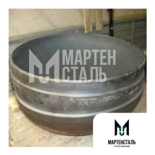 Днище эллиптическое 920х8х230 мм 22К ГОСТ Р 52630-2012