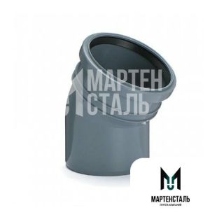 Отвод полипропиленовый 45°-140х8 PP-H ГОСТ 32415-2013